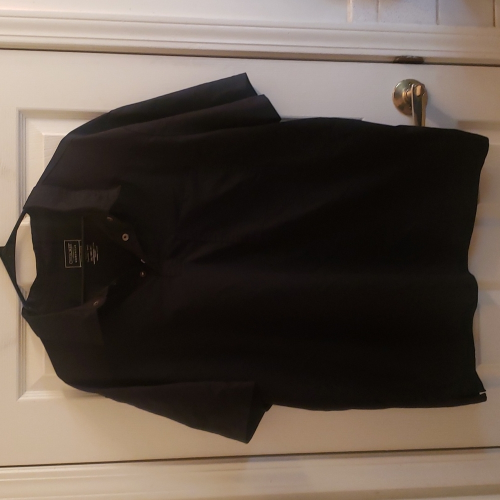 🤯3/$12 Cherokee Workwear Black Polo Shirt Size 2XL